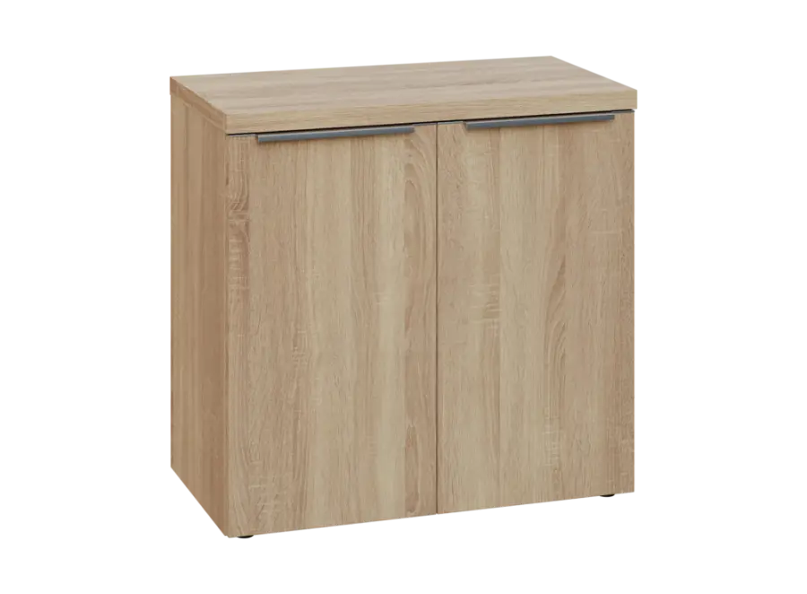 SIN 2 - 8D kancelářská skříň, 2-dveřová, 770x800x400, dub bardolino